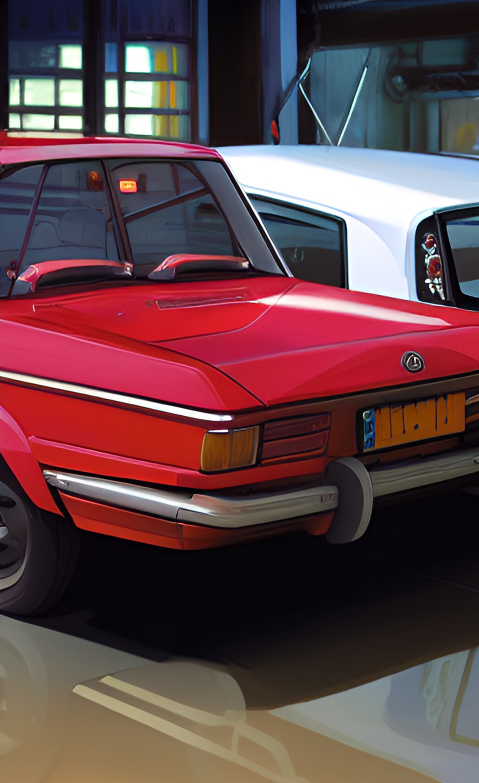 Simca 1500 At The Rental Shop