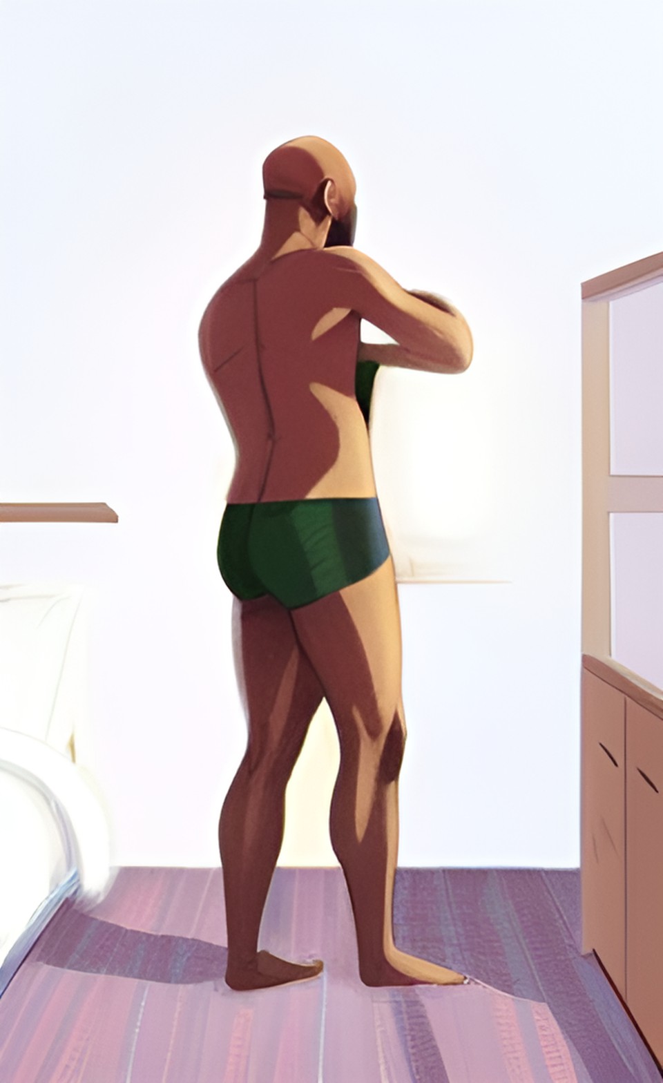 Mzee Tembo in the morning