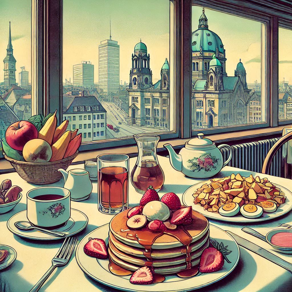 Breakfast at the restaurant hotel