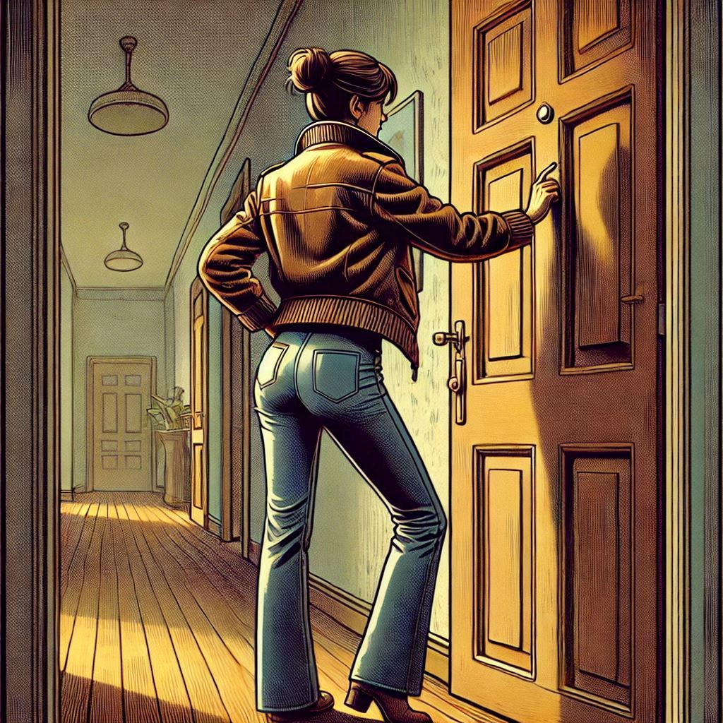 Odria knocking on the door