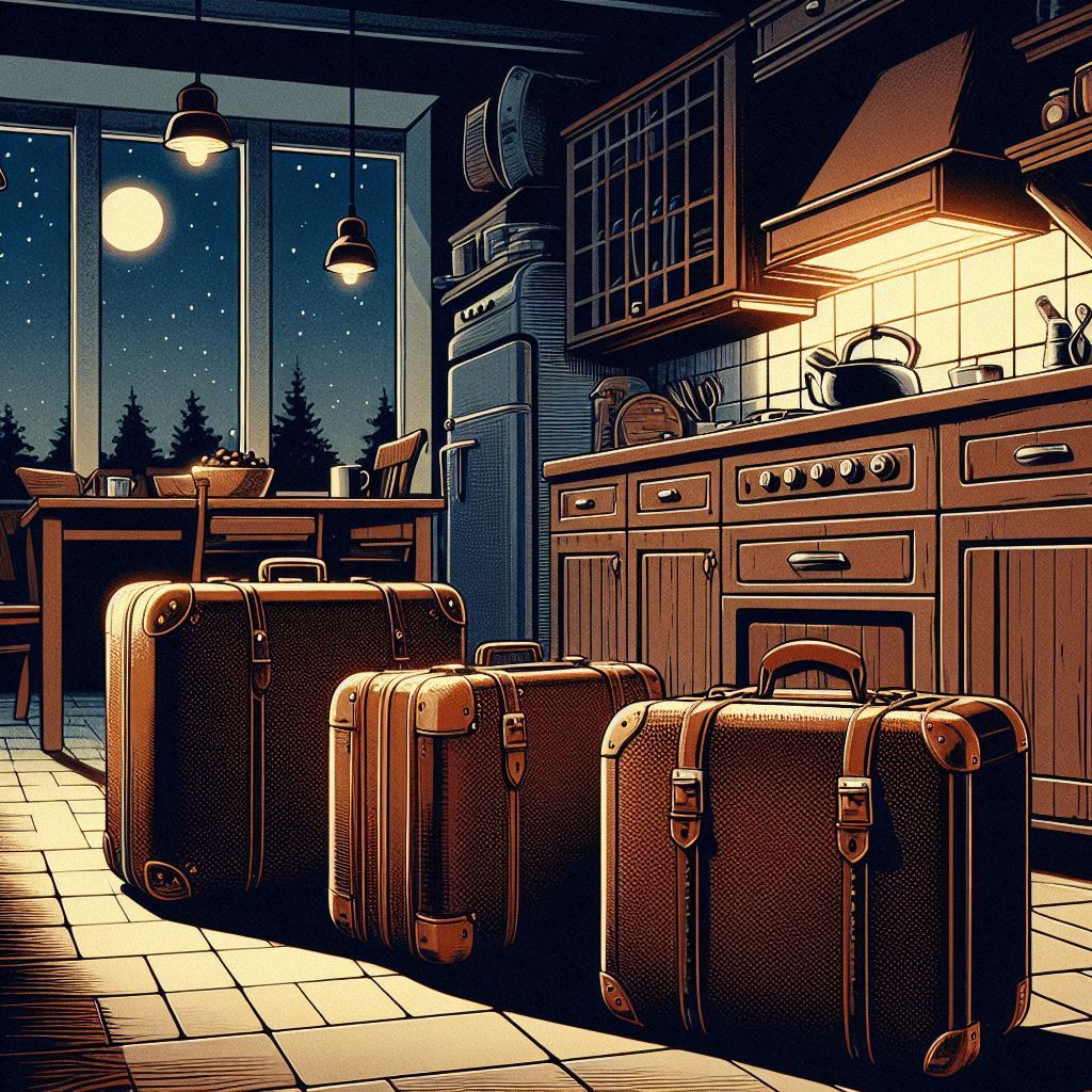 Suitcases full of gold
