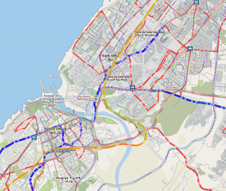 Rabat  Map